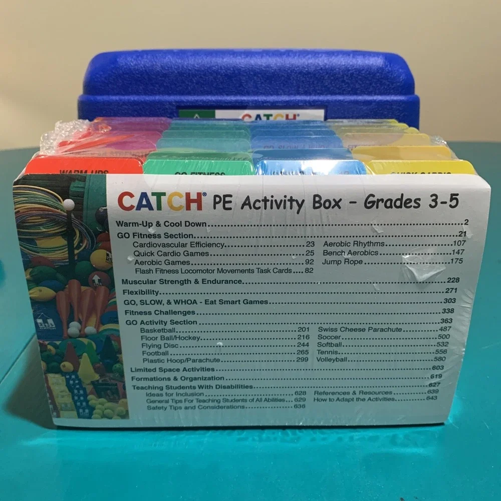 Catch Flaghouse Kids Club Activity Box PE Coach Home School 3rd - 5th Grade 3-5